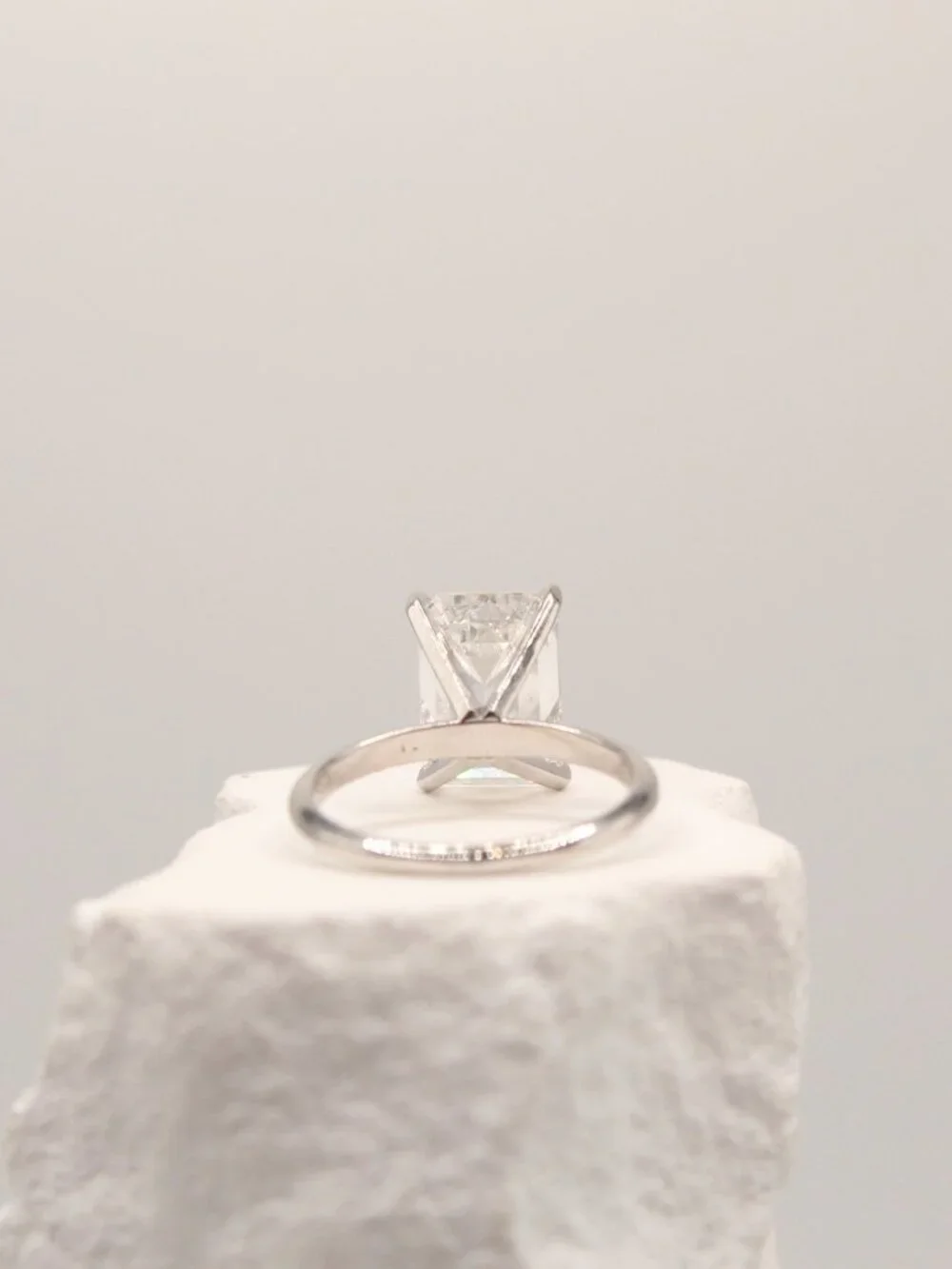 Emerald Cut Solitaire Ring